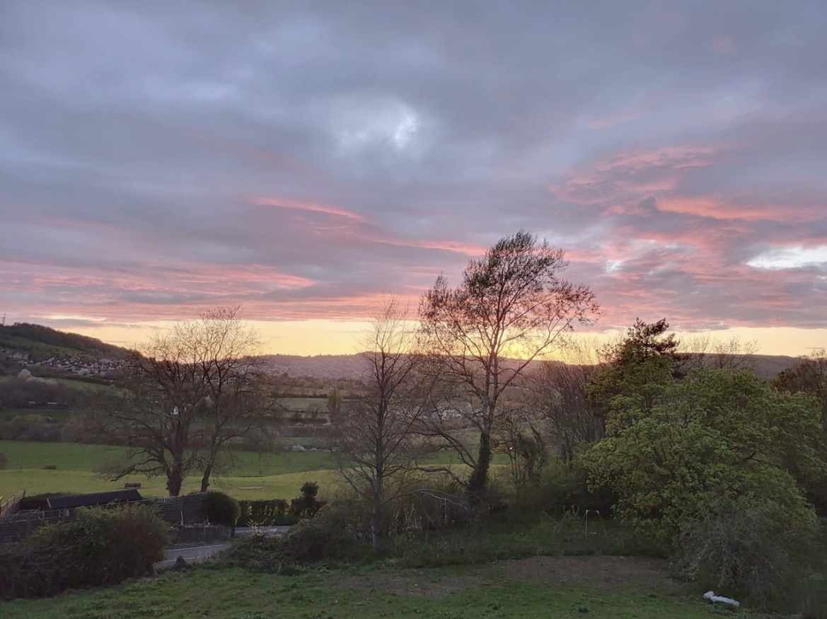 Sunset Over the Valley